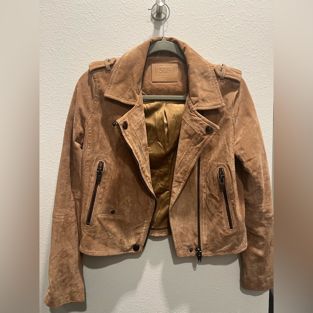 SL8 (blanknyc ?) Suede Tan Jacket XS